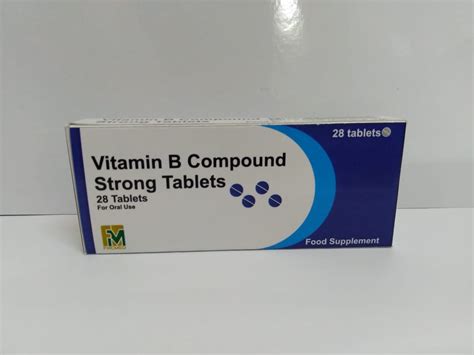 Vitamin B Compound Strong Tablets Grade Standard IP Packaging Size