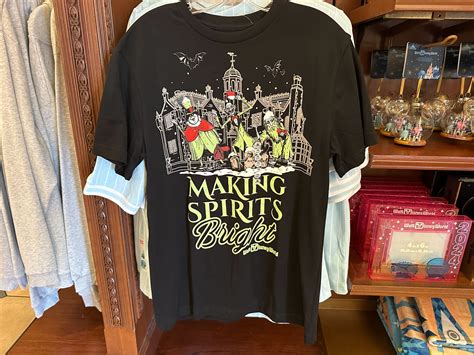 New Haunted Mansion Christmas T Shirt Available At Walt Disney World