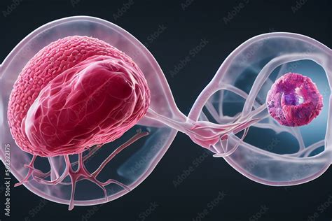 Cancer Oncology And Malignant Cancerous Growth And Metastasis Anatomy Concept As Growing Tumor