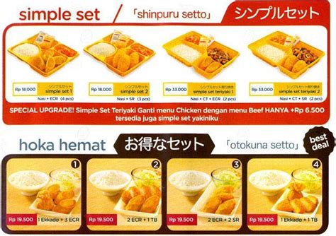 HokBen Menu, Menu untuk HokBen, SCBD, Jakarta - Zomato Indonesia