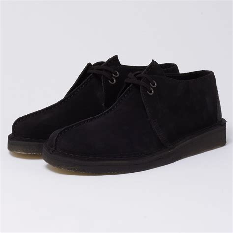 Clarks Originals Desert Trek Black Suede Shoe