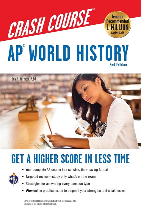 Advanced Placement Ap Crash Course Ap R World History Crash Course 2nd Ed Book Online