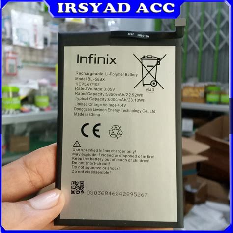 Jual Baterai Battery Infinix Bl Bx For Infinix Hot Play Hot Play Hot S Hot Play