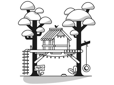 The treehouse by Elizabeth George on Dribbble