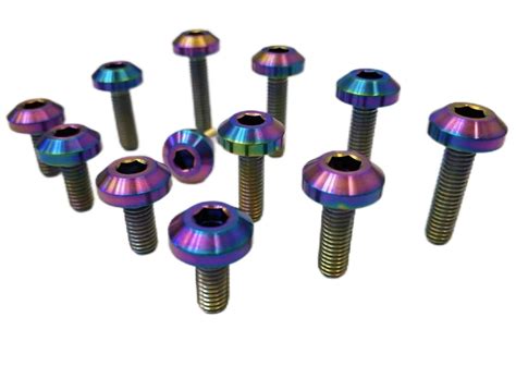 Dished Head Plum Bolt Titanium Screw M24 Titanium Bike Screws