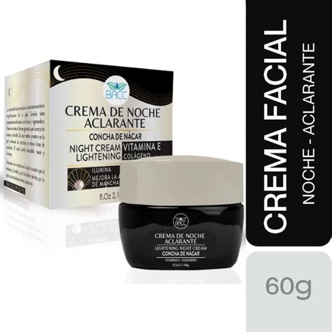 Bacc Crema De Noche Aclarante Concha De Nacar 60G Farmadon La