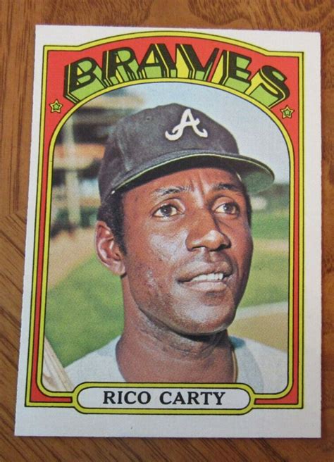 Topps Baseball Rico Carty Of Atlanta Braves Ebay