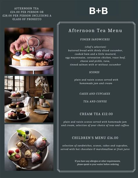 Homemade Afternoon Tea View Menu B B Edinburgh