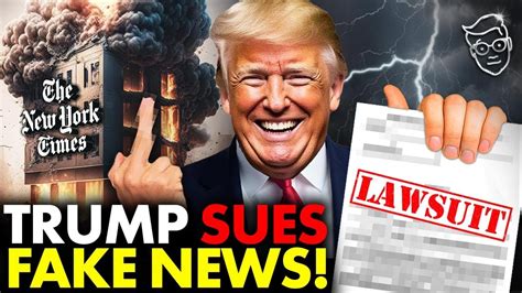 Trump Unleashes 10 Billion Lawsuit Against New York Times And Cbs Over