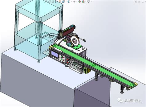 【非标数模】全自动剥离标签贴膜机3d数模图纸 Solidworks设计solidworks 仿真秀干货文章