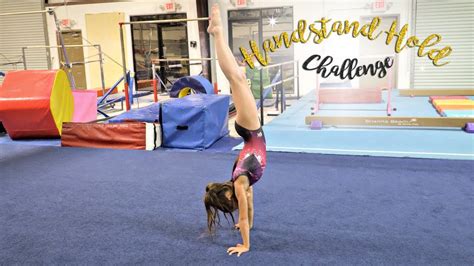 How Long Can I Hold A Handstand Gymnastics Sariah Sgg Youtube