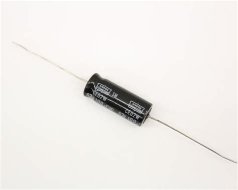 CE02W Series UCC Capacitor 100uF 63V Aluminum Electrolytic Axial 2020106052