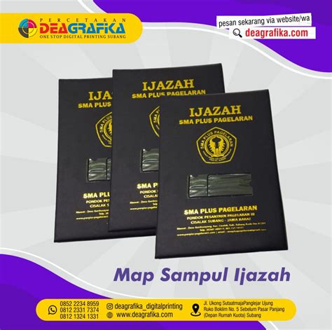 Map Sampul Ijazah Dea Grafika