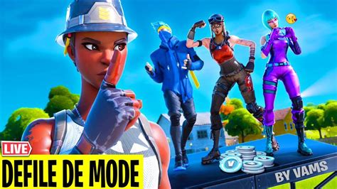 D Fil De Mode Concours De Skin En Partie Perso Live Fortnite Fr