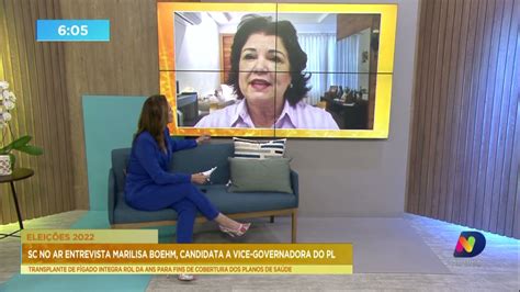 Candidata a vice governadora de SC Marilisa Boehm diz que não será