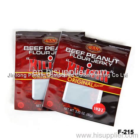 Beef Jerky Bag With Clear Window From China Manufacturer Jimo Jinlong