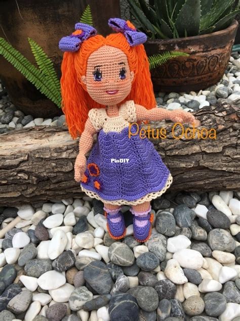 Amigurumis By Petus Petus Ochoa Doll Violeta Mu Eca Violeta