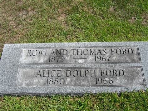 Rowland T Ford Find A Grave Memorial