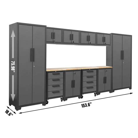 TORIN Standard Series 12 Piece Garage Cabinet Set