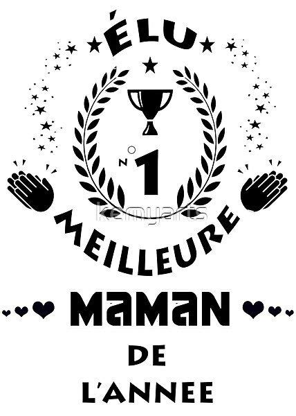 A Black And White Poster With The Words Leu Mellieur Mamman De