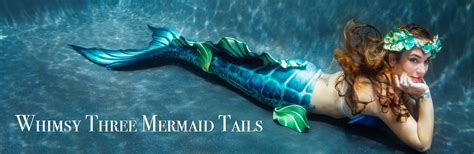 Whimsy Three Mermaid Tail Skins made by Mertailor