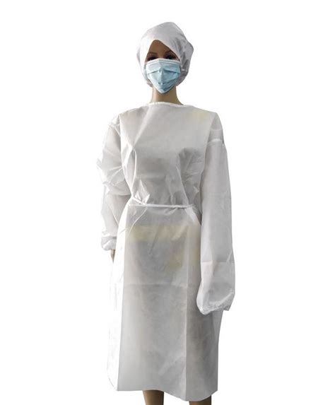 120x140cm SMS Disposable Protective Isolation Gown