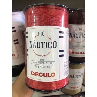 Fio Náutico Círculo 5 mm 500g 208 metros Shopee Brasil