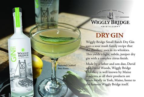 Wiggly Bridge Small Batch Dry Gin Stone Fence Beverage