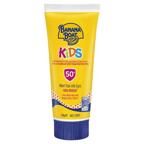 Banana Boat Kids Spf 50 Sunscreen Lotion 200g