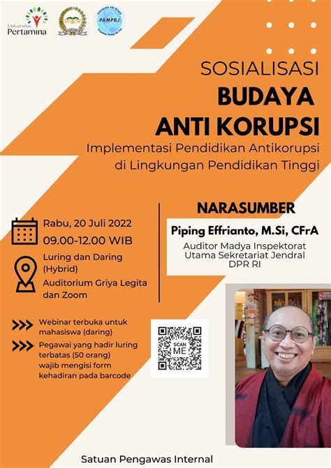 Sosialisasi Budaya Anti Korupsi Di Uper