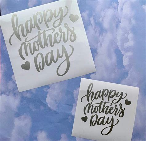 Vinyl Decal Happy Mothers Day Vinyl Decals D I Y Project Many Sizes