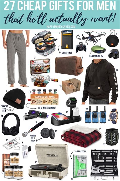 Cheap Gifts for Men in 2019 | Happy Money Saver