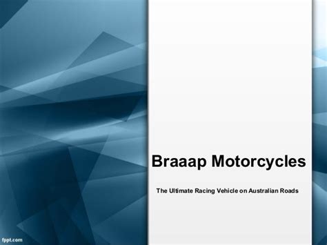 Braaap Motorcycles – The Ultimate Racing Vehicle on Australian Roads