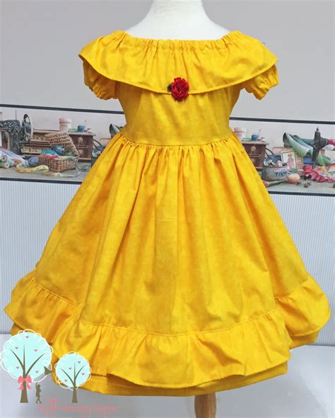 Inspired by Princess Belle Yellow Dress Custom Dress Easter