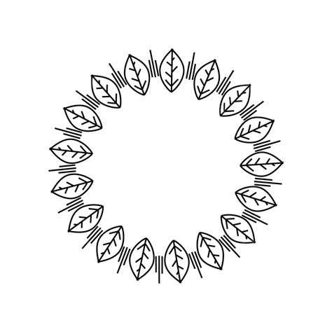 Leaves Wreath Vector Leaves Wreath Wreath Wreath Leaves Png And