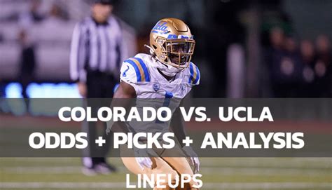 Colorado Vs Ucla Betting Odds Picks And Predictions 111321