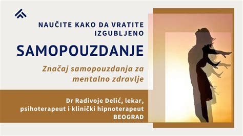 Samopouzdanje i mentalno zdravlje Dr Radivoje Delić