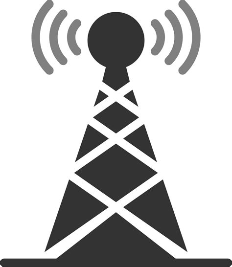 Antenna Vector Icon 19868231 Vector Art At Vecteezy