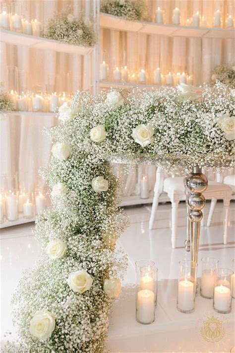 Trending Babys Breath Wedding Decoration Ideas To Shine Mrs To Be