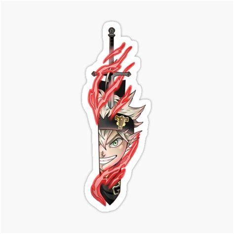 Regalos Y Productos Black Clover Stickers Clover Black