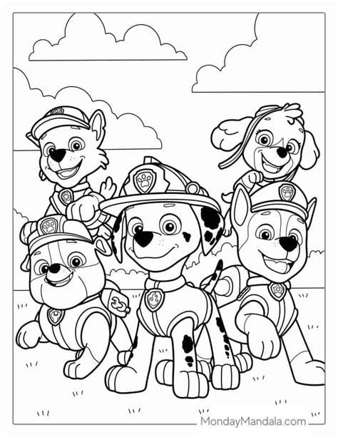 58 Paw Patrol Coloring Pages (Free PDF Printables)