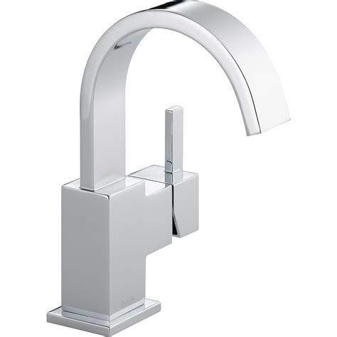 Delta Vero Single Hole Single Handle Lever High Arc Bathroom Sink Faucet Deck Mount Standa