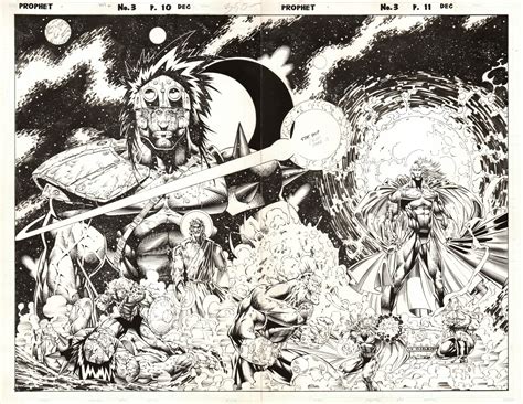 Prophet Vol 2 3 Page 10 And 11 Double Page Splash Stephen Platt