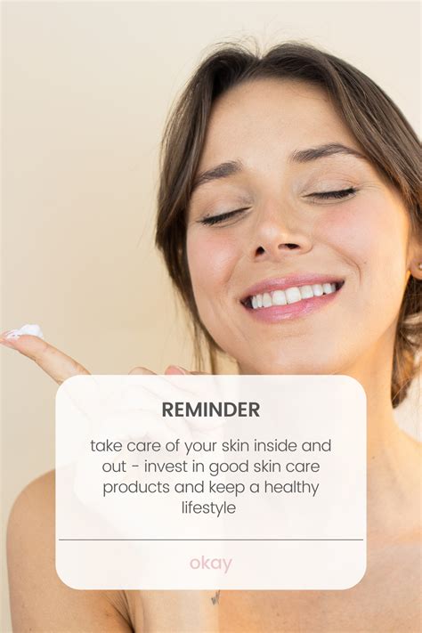 Reminder About Taking Care Of Your Skin Skin Advice Skin Care Clinic