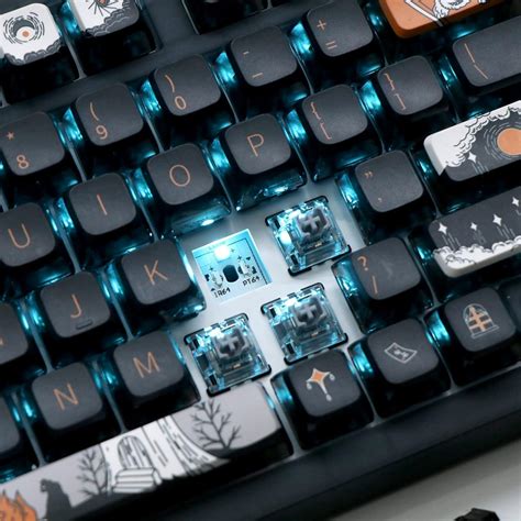 EPOMAKER SKYLOONG GK75 Dark Fairy Tale Lite Gasket Like Mount Wired Hot Swappable Programmable
