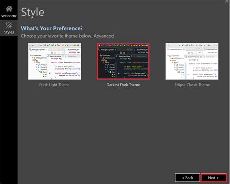 Eclipse Springsource Tool Suite Change Themes Stack Overflow