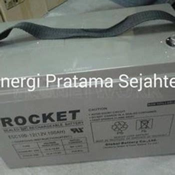 Jual Battery VRLA Rocket ESC 100 12 12V 100Ah DKI Jakarta PT