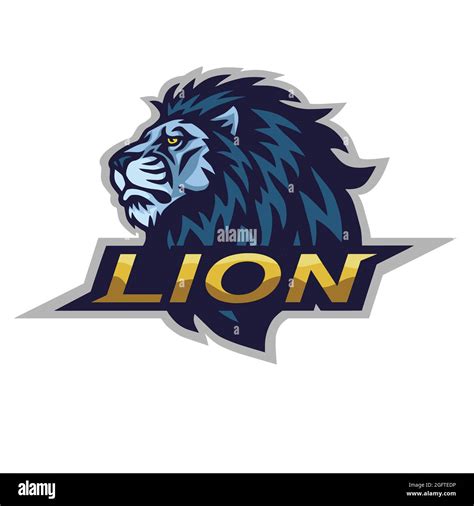 Lion Logo E Sport Mascot Vector Design Stock Vector Image And Art Alamy