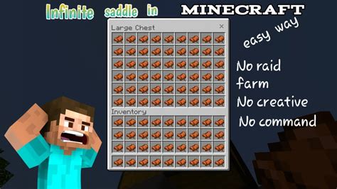 Easiest Way To Get Saddle In Minecraft Youtube