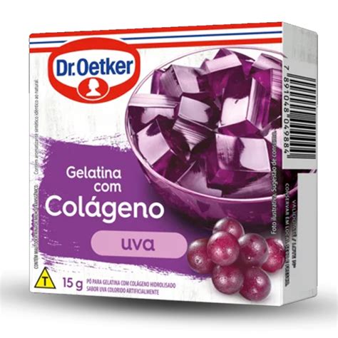 Gelatina Em P Dr Oetker Col Geno Gr Uva